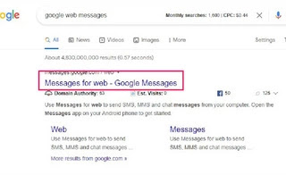 message google web