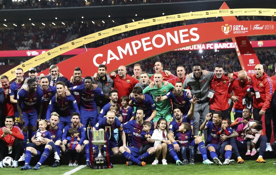 Imágenes Barcelona Campeón Copa del Rey 2018