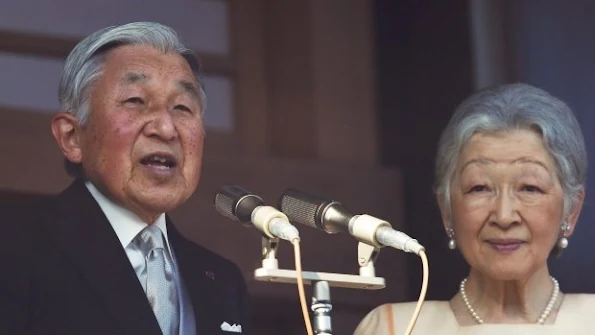 Crown Prince Naruhito and Crown Princess Masako, Japanese Princess Kako and Japanese Princess Mako, Japanese Prince Mikasa and his wife Princess Yuriko