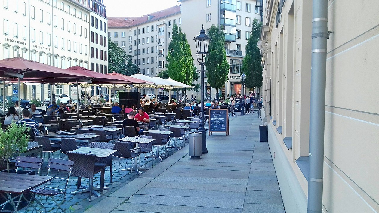 Bausituation Dresden Neustadt Palais Erna Berger Strasse