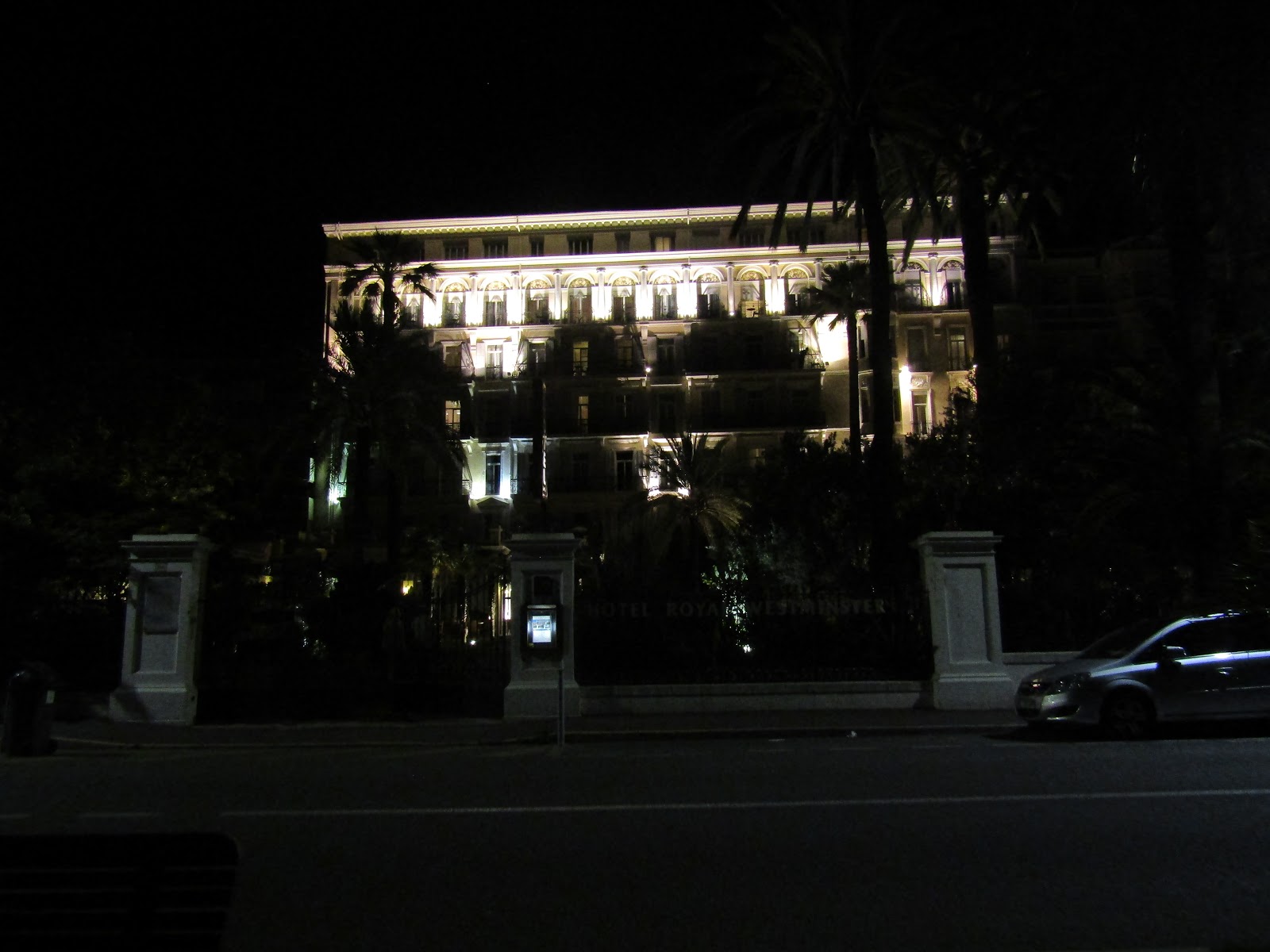 French Riviera Night Shots Around Menton France