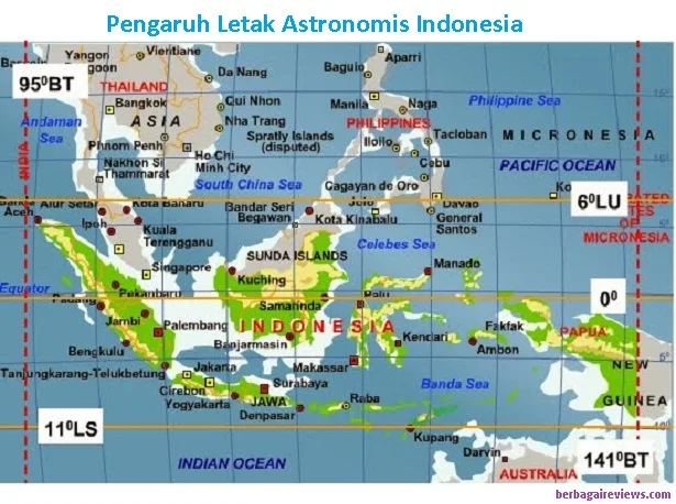 Pengaruh letak astronomis Indonesia - berbagaireviews.com