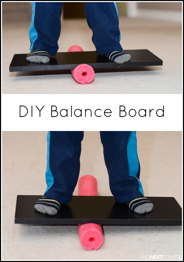DIY Pool Noodle Balance Board And Next Comes L Hyperlexia Resources