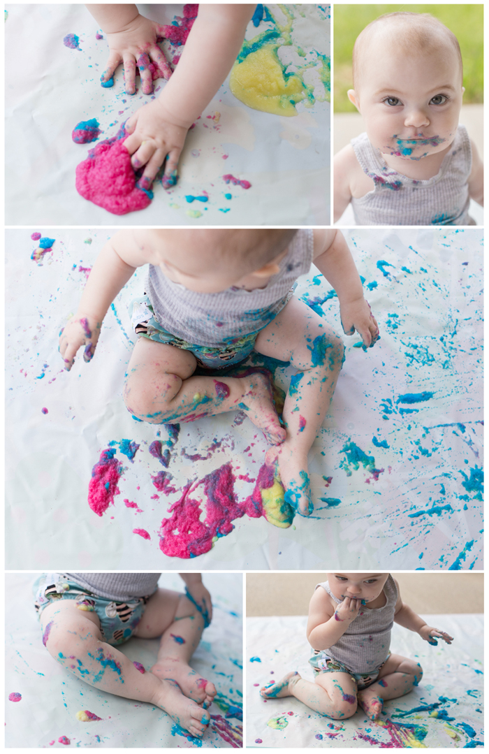 20+ paint recipes & art activities for babies & toddlers.  I love the MESS FREE art ideas!  {Taste safe recipes}