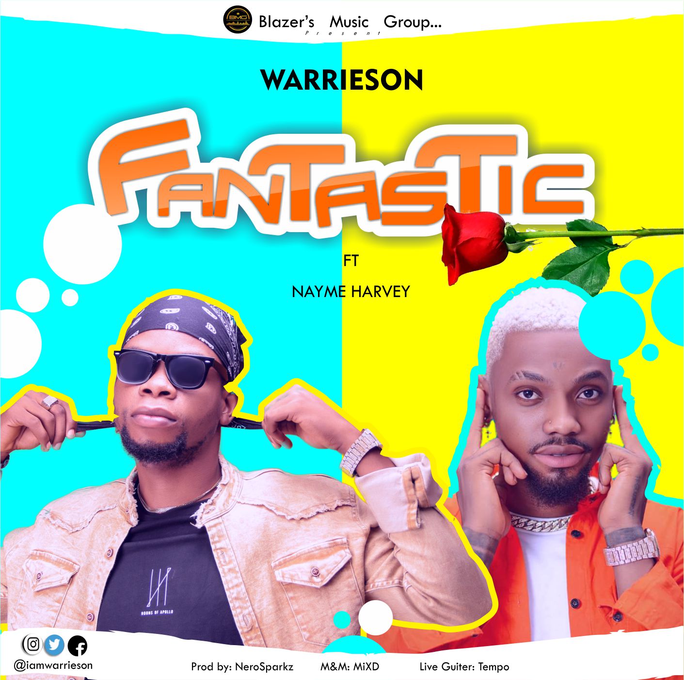 Music: Fantastic by Warrieson [ft Nayme Harvey]