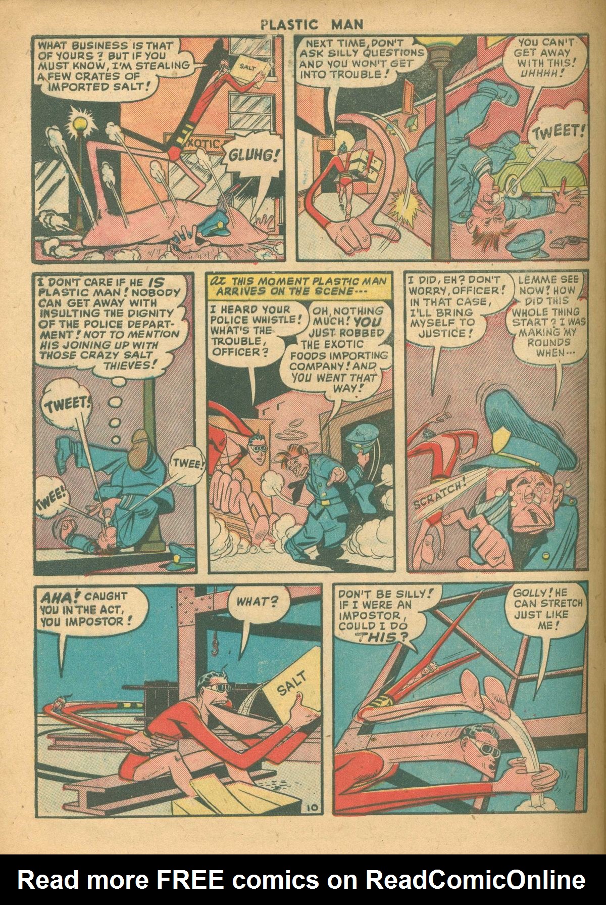 Read online Plastic Man (1943) comic -  Issue #21 - 32