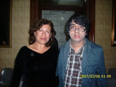 Con Raúl Allaín ,Editor Y  poeta