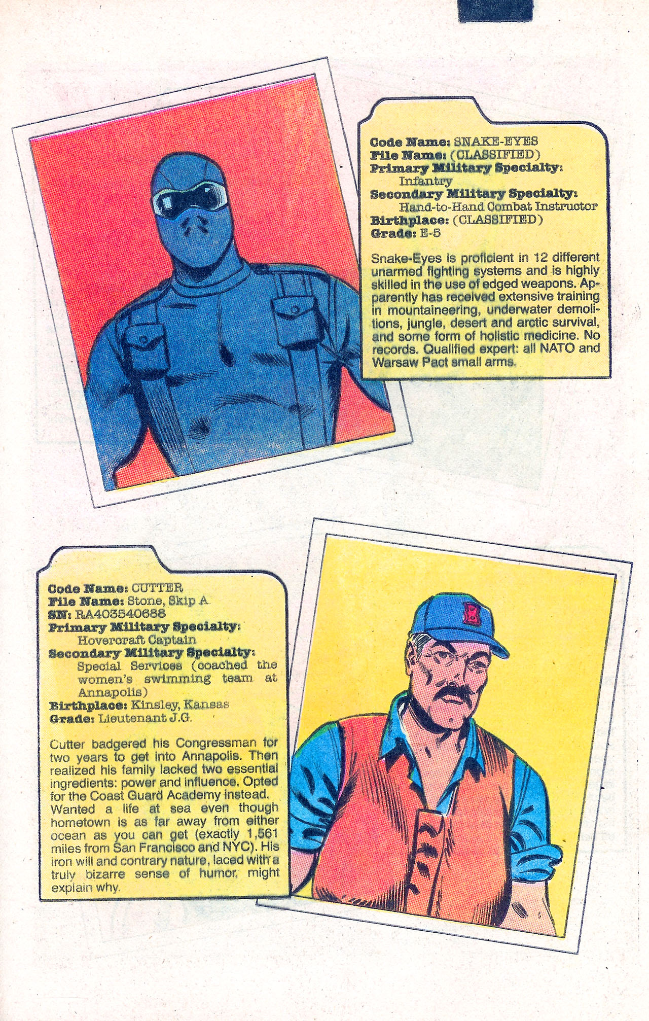 Read online G.I. Joe Yearbook comic -  Issue #1 - 45