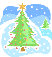 tree covered in snow clipart free