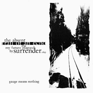 Gauge Means Nothing -The Absent Trail of an Echo and My Future Plagued by Surrender CD EP