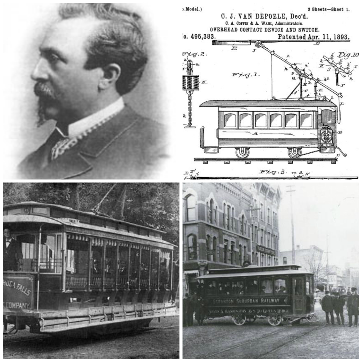 Amazing Belgium Charles Van Depoele the inventor of the electric