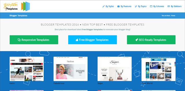 Situs Penyedia Template Blogger Terbaik Gratis/Premium