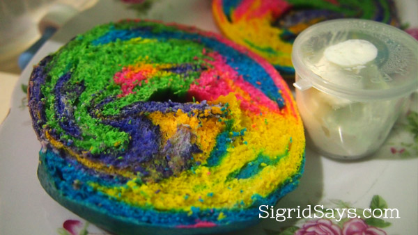 rainbow bagels