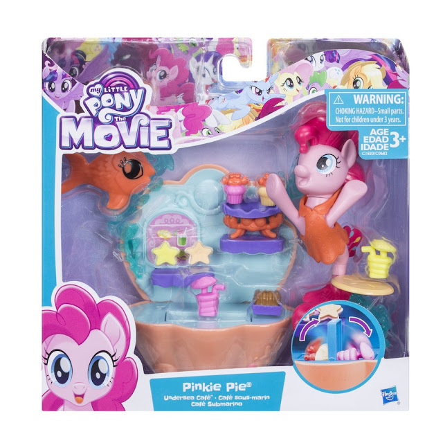 My Little Pony The Movie- Undersea Cafe Pinkie Pie Set 