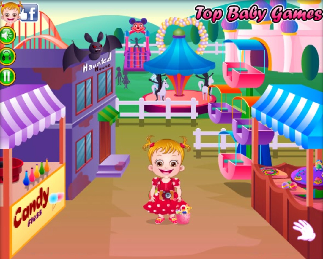 Free mini game for children with Baby Hazel.