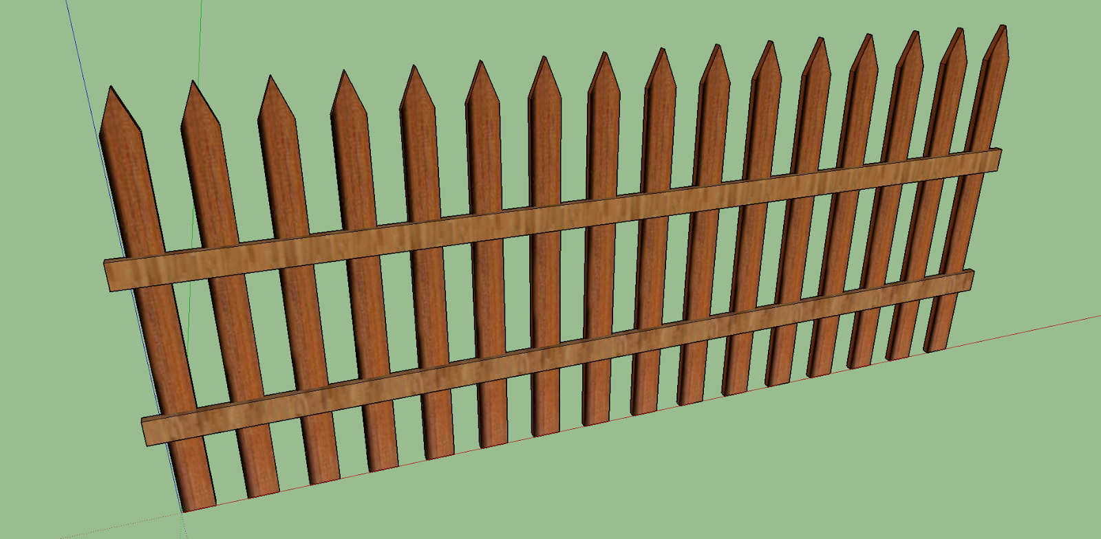 Из чего сделать забор на макете