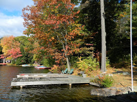 Dockside lake muskoka cottage thanksgiving 2012 by garden muses- a Toronto gardening blog