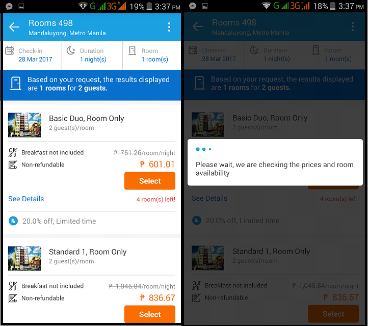 Booking A Hotel Worth Php 600 Through Traveloka App