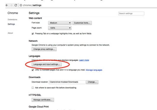 How to Change Language in google Chrome How to Change Language in google Chrome