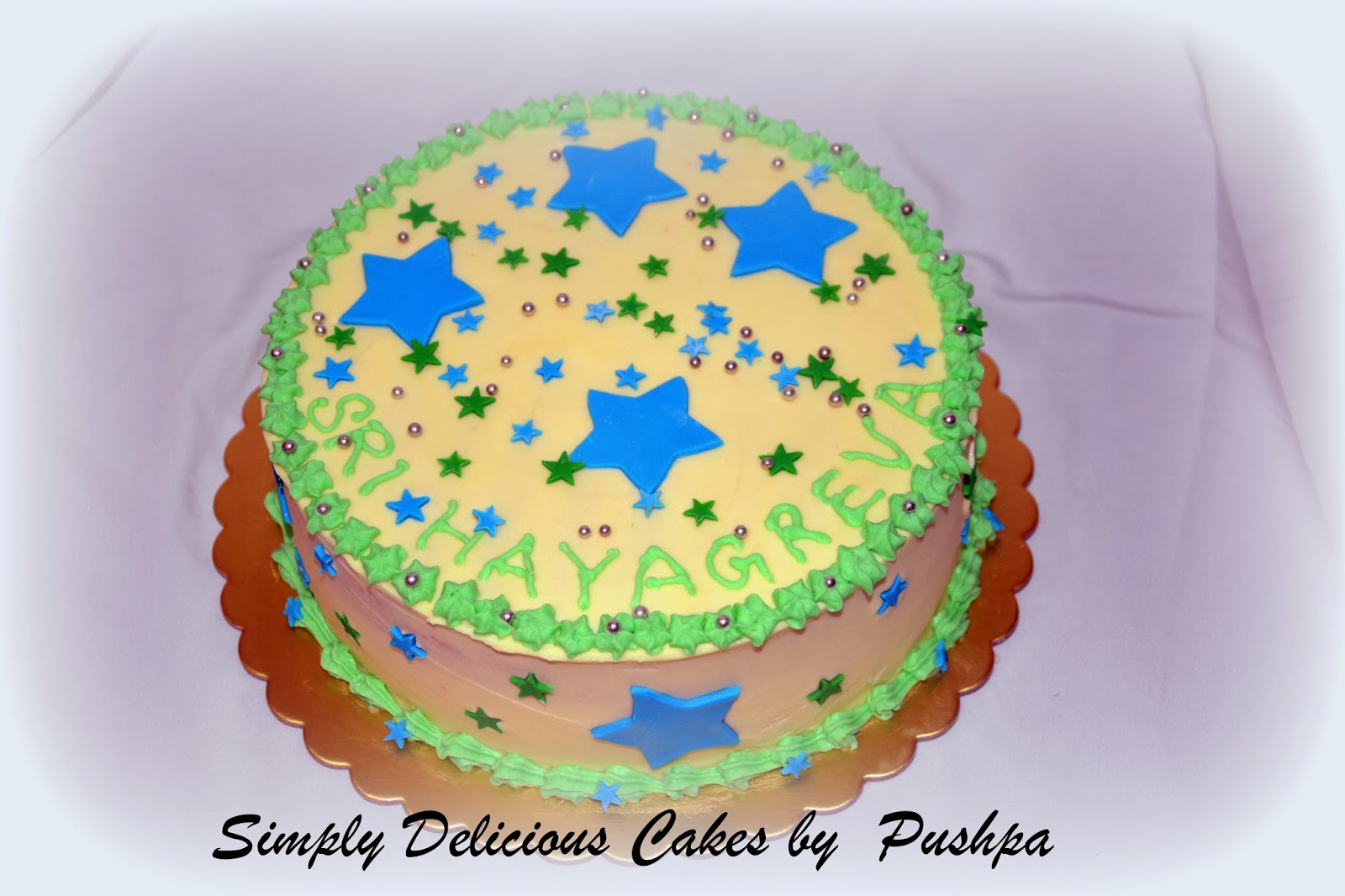 SIMPLY DELICIOUS CAKES Eggless butter cake for Sri Hayagreva