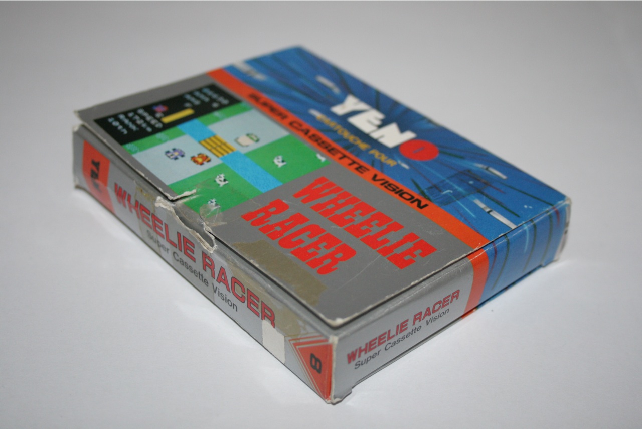 Lot De 2 Jeux Yeno Super Cassette Vision - Astro Wars 1 + Wheelie Racer - Boîtes Et Notices