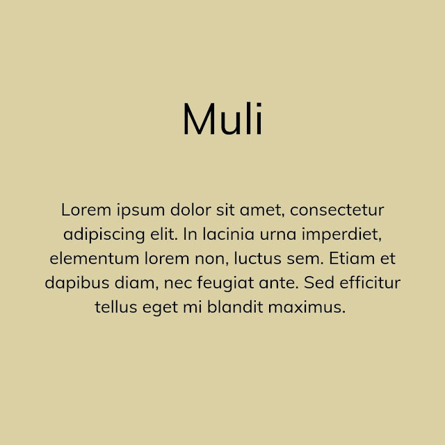 muli google fonts untuk blogger pemula