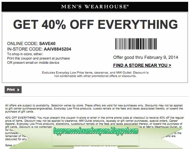 Free Promo Codes And Coupons 2021 Men S Wearhouse Coupons