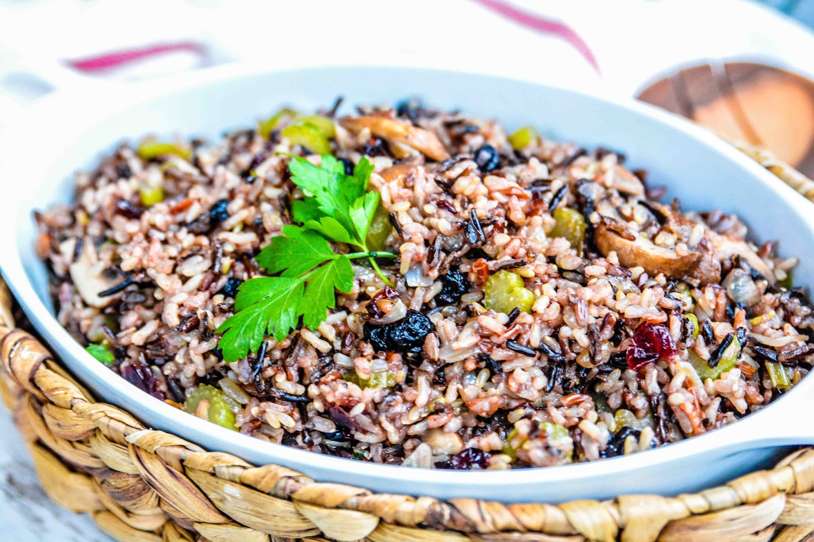 Theresa's Mixed Nuts Wild Rice Holiday Stuffing for Thanksgiving