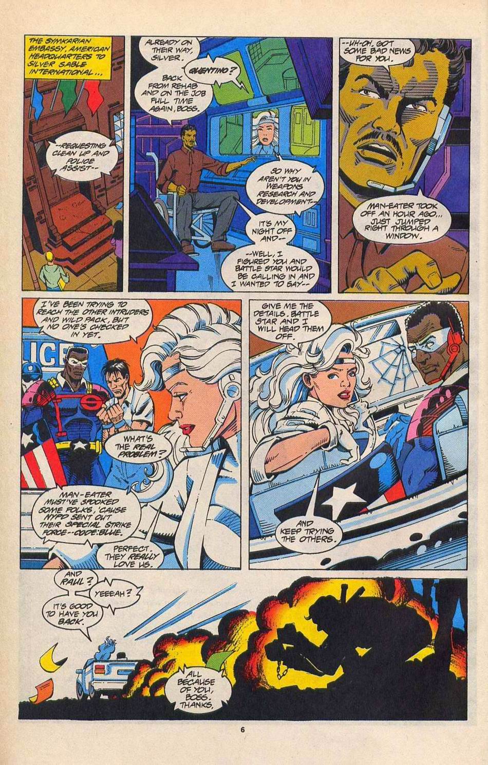 Read online Silver Sable and the Wild Pack comic -  Issue #27 - 6
