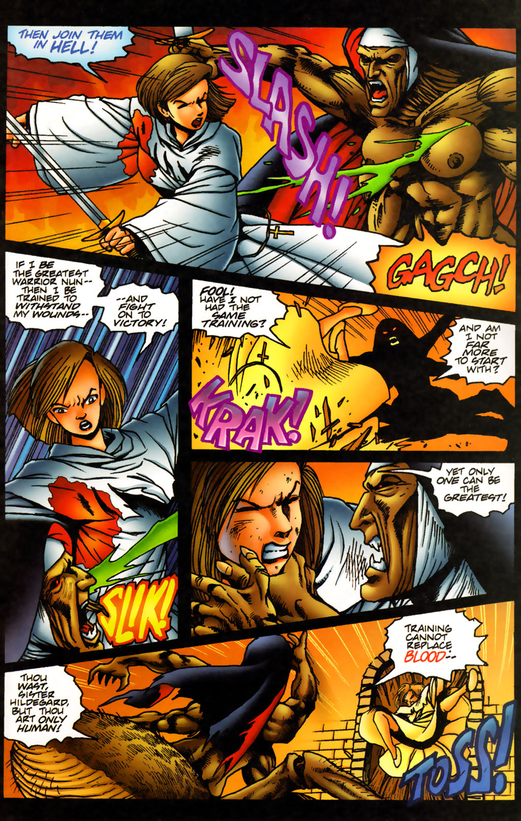 Read online Warrior Nun Areala: Scorpio Rose comic -  Issue #2 - 23