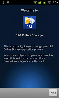 1&1 Online Storage App