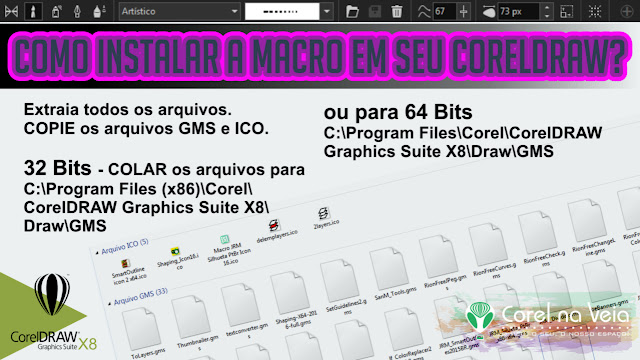 Macros no CorelDRAW como instalar?