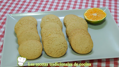 Receta fácil de galletas crujientes de mandarina