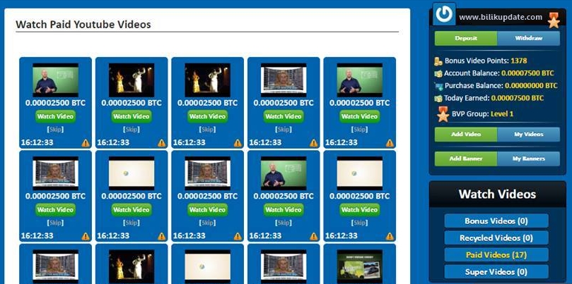 Bitcointube Nonton Video Youtube Dibayar Bitcoin