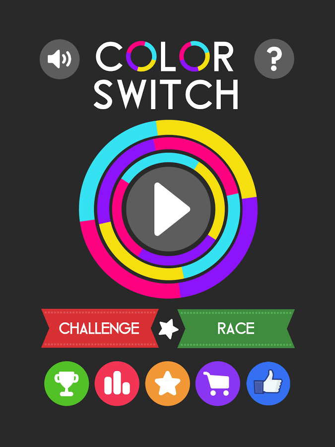 العب لعبة دوائر الالوان المتغيرة color switch للاندرويد أحدث البرامج