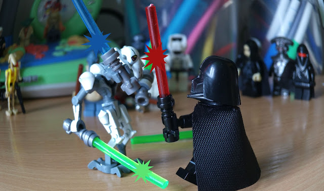 Darth Vader VS General Grievous, comics lego Star Wars