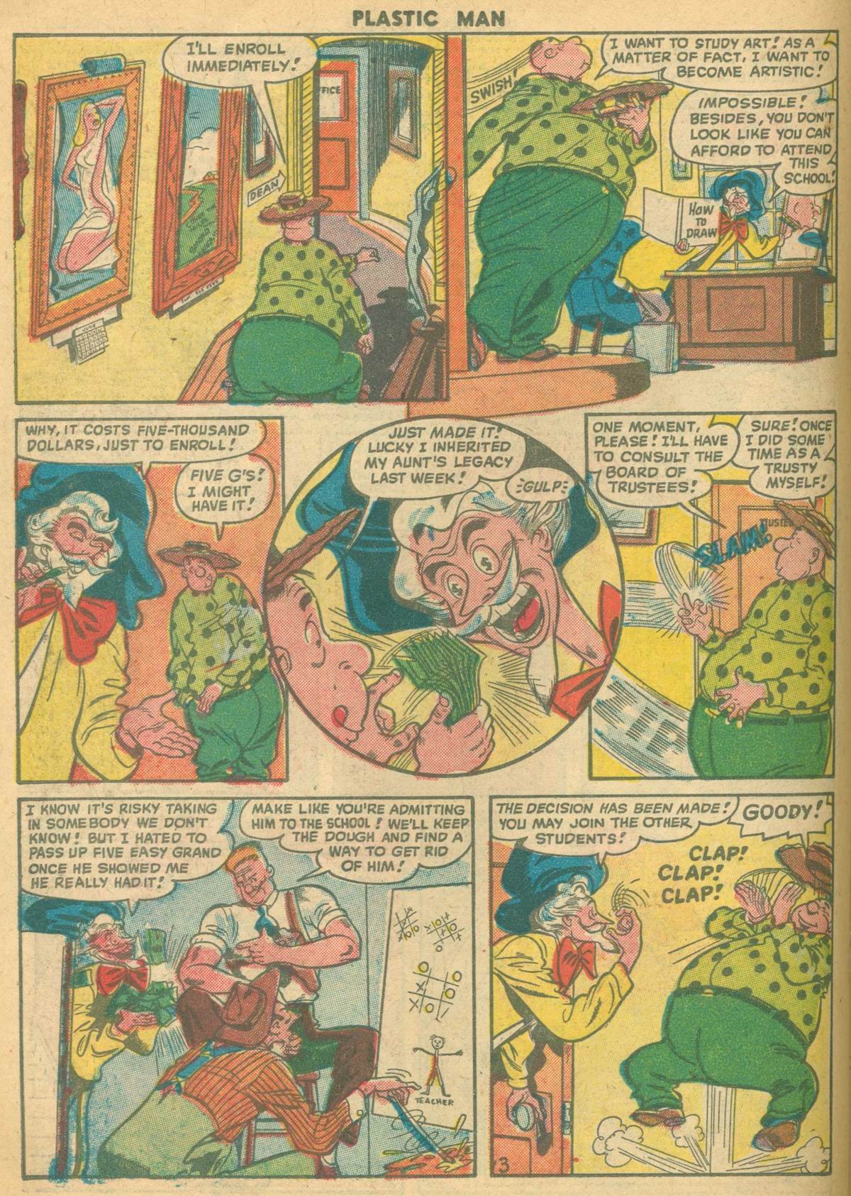 Read online Plastic Man (1943) comic -  Issue #13 - 28