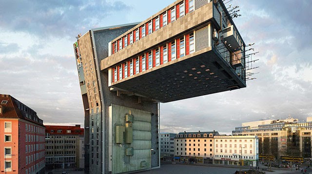 Mismo Edificio en Munich Configurado en 88 Maneras