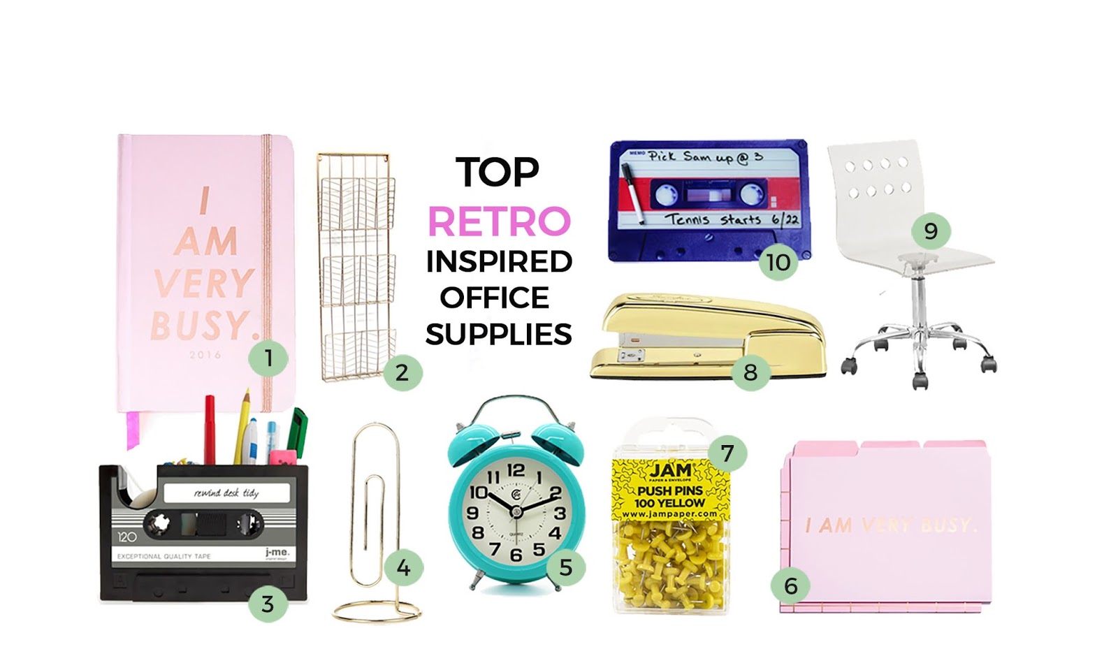 TOP 10 RETRO INSPIRED OFFICE SUPPLIES Laundry Committee