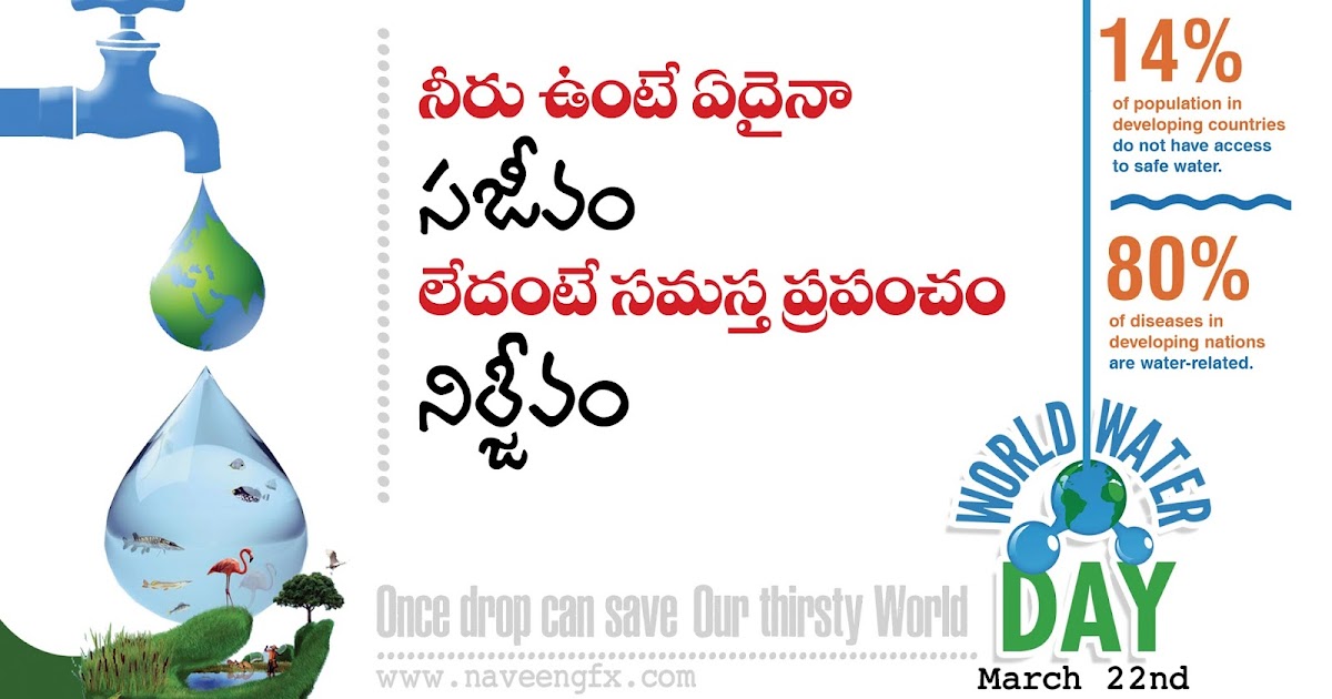 slogans on water pollution on world water day naveengfx