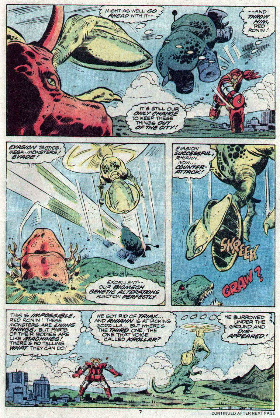 Read online Godzilla (1977) comic -  Issue #13 - 7