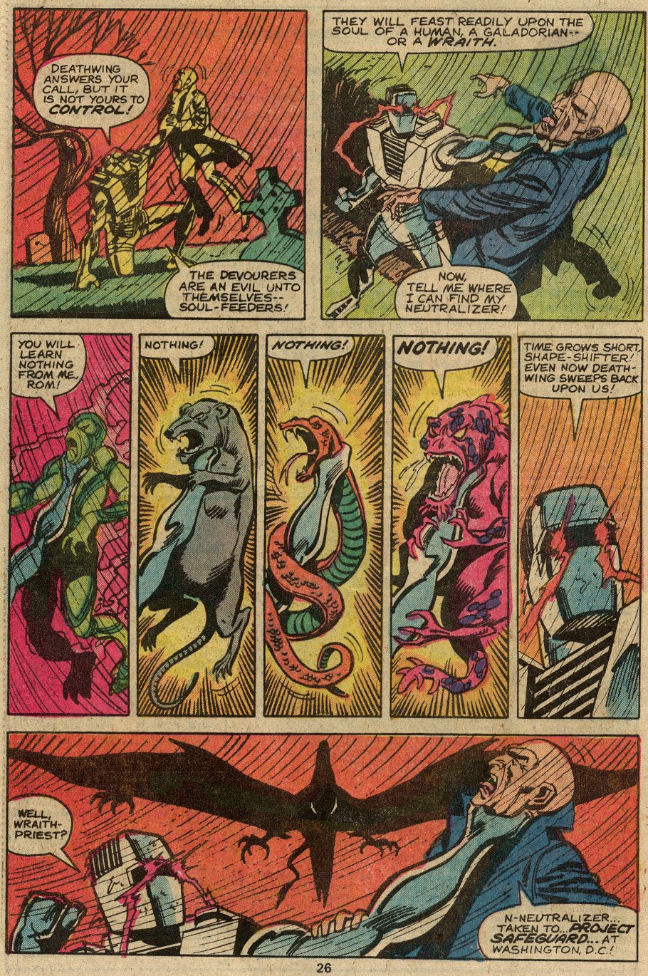 Read online ROM (1979) comic -  Issue #8 - 16