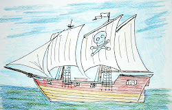 draw pirate ship easy drawing ships artist worksheet worksheets young boats illustration