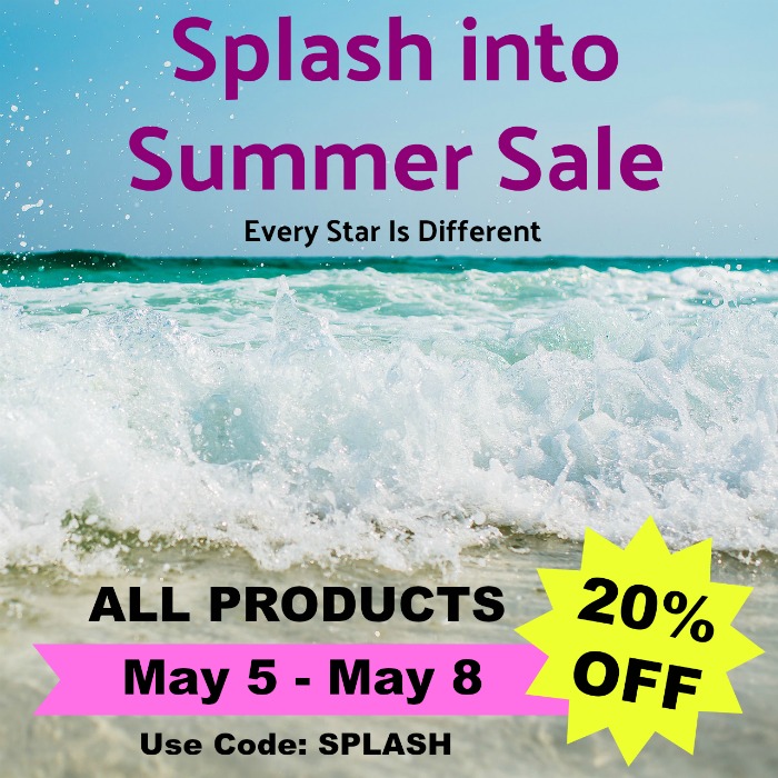 Splash into Summer Sale! Every Star Is Different