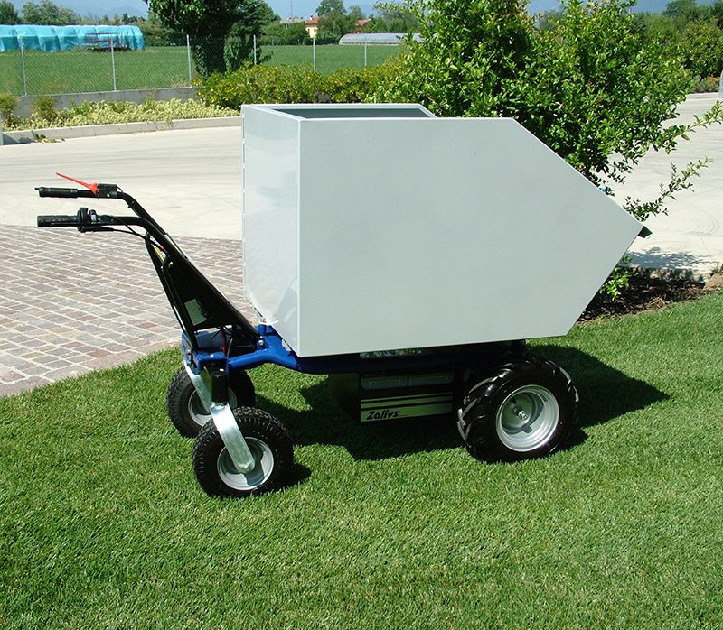 Zallys HS4 Flatbed electric cart with great stability