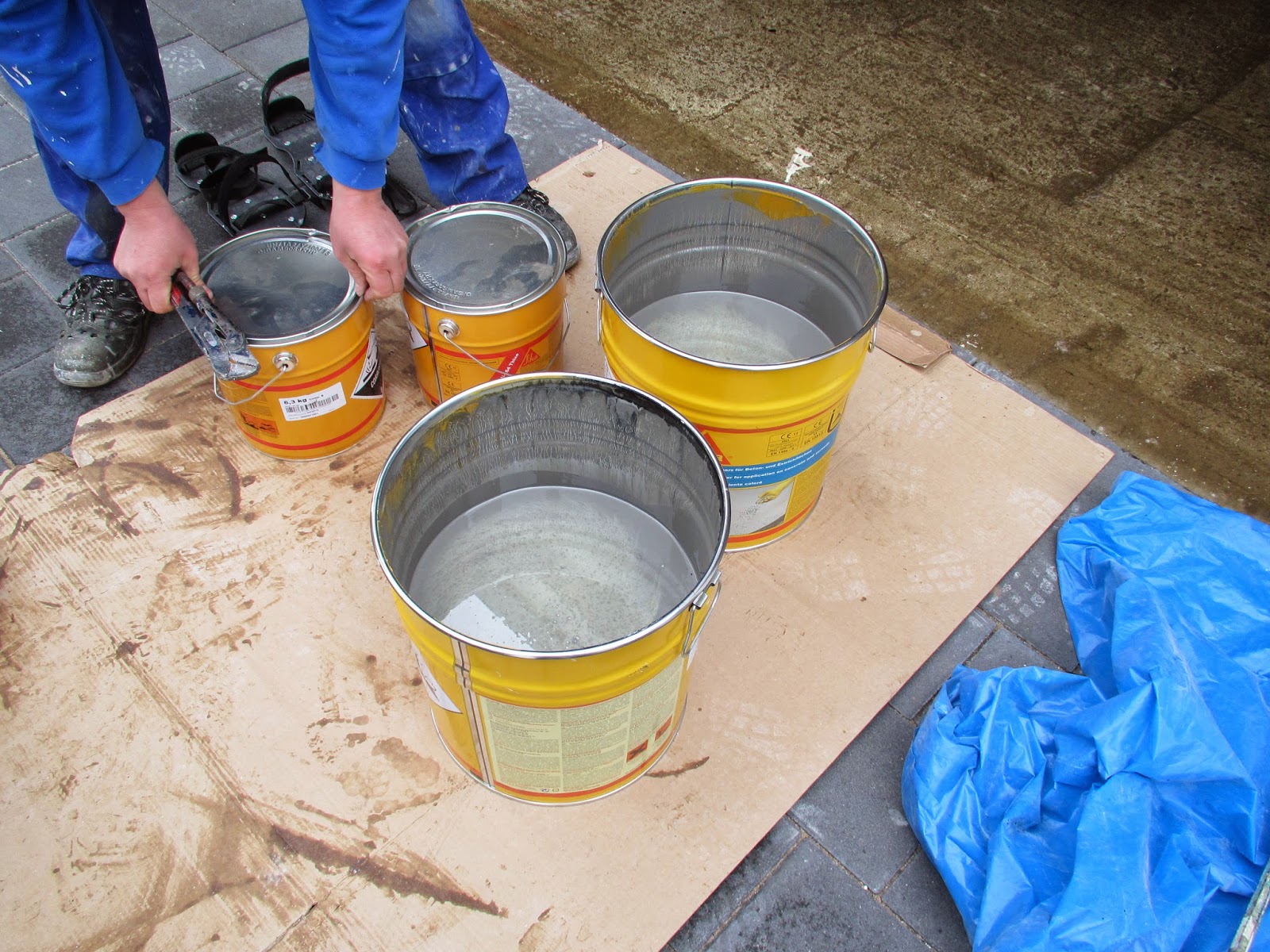 Hausbau: Garagenboden