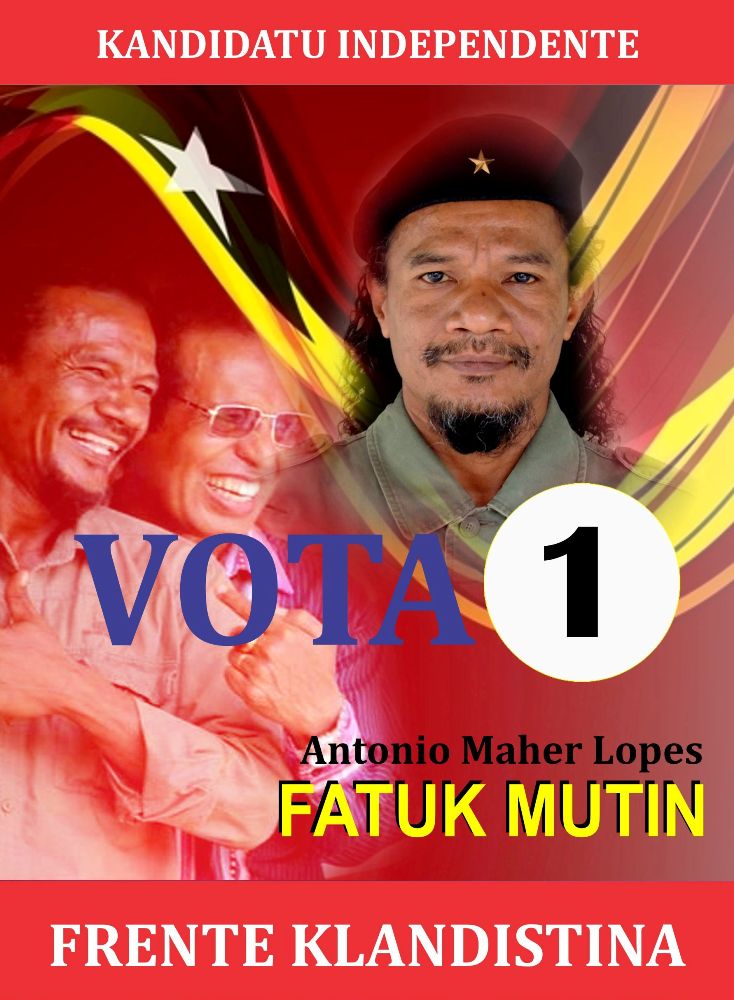 Dili - Timor Leste: ANTONIO MAHER LOPES FATUK MUTIN TIMOR 