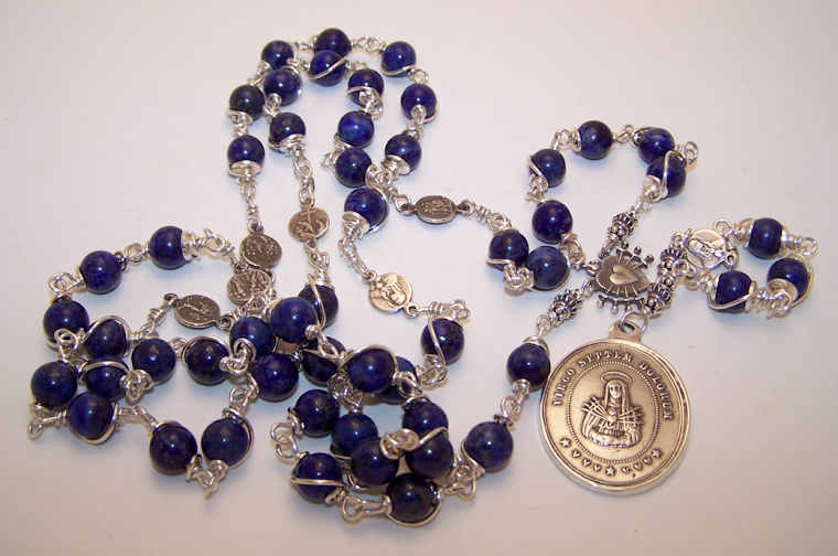 No. 117.  Our Mother Of 7 Sorrows Chaplet Rosary