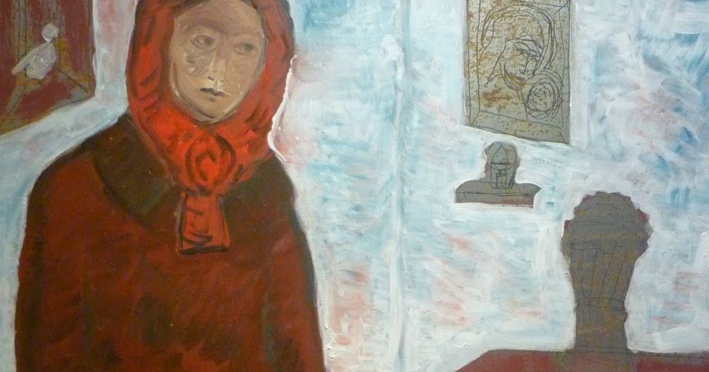 Dorikult: Am Blechbild "Varenka" weitergemalt