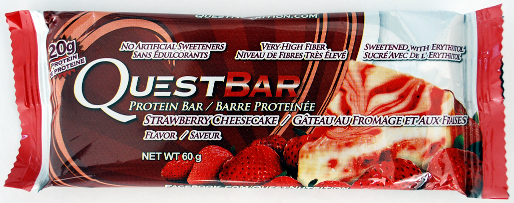 Quest Bar Strawberry Cheesecake Protein Bar -proteiinipatukka